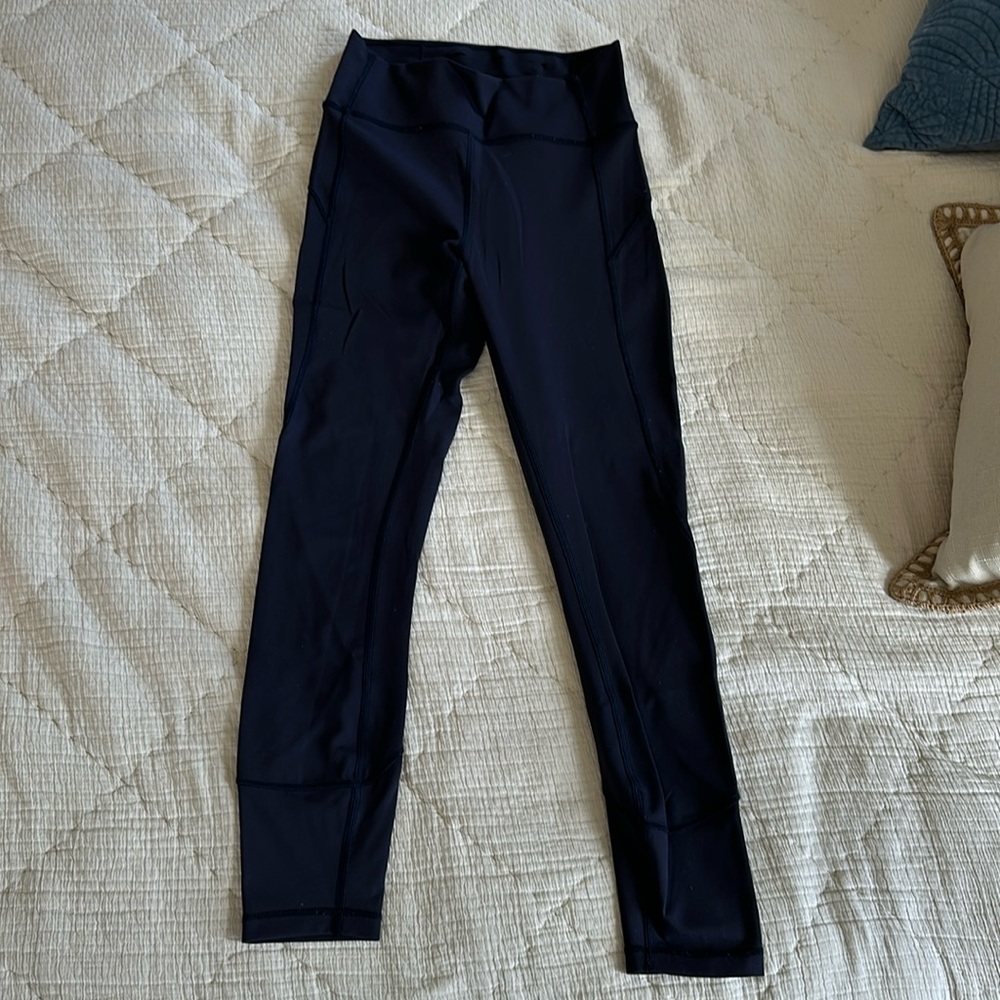 Lululemon leggings - navy blue - size 6